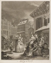 Morning, plate one from The Four Times of the Day