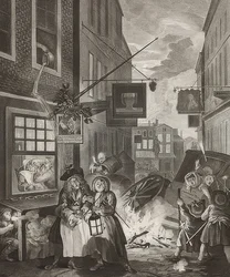 Night. From: The Four Times of the Day. 1738