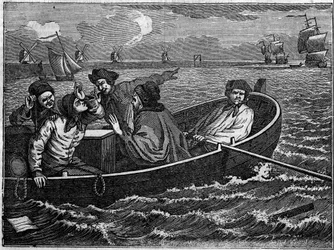 Plate from a Series of 12 Engravings by William Hogarth Entitled 