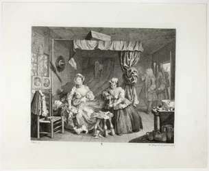 Plate three, from A Harlot