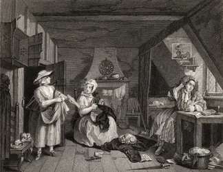 The Distressed Poet, from 