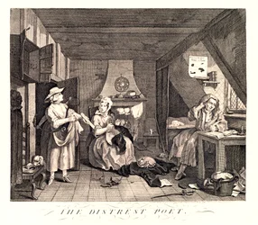The Distressed Poet, 1741