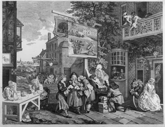 The Election II: Canvassing for Votes, Engraved by Charles Grignion (1717-1810) 1757