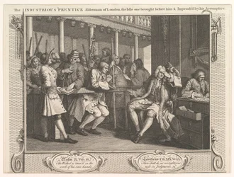 The Industrious Prentice Alderman of London, The Idle One Brought Before Him