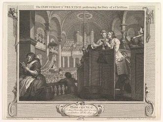 The Industrious Prentice Performing the Duty of a Christian Industry and I...