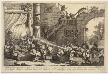 The Punishment inflicted on Lemuel Gulliver