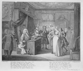 Woman Swearing a Child to a Grave Citizen, c.1735