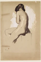 Female Nude - Study from Behind
