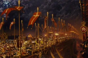 London Bridge on the Night of the Marriage of the Prince and Princess of Wales