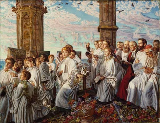 May Morning on Magdalen College, Oxford, Ancient Annual Ceremony