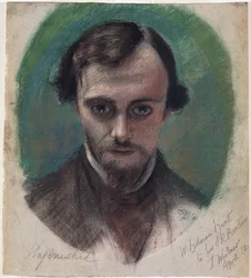 Portrait of Dante Gabriel Rossetti