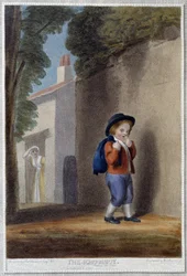 The Schoolboy - in “The 7 Ages of Man” by Shakespeare, ill. by W. Bromley, London
