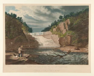 View of High Falls of Trenton, West Canada Creek, NY