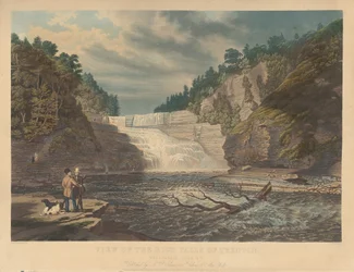 View of the High Falls of Trenton: West Canada Creek, N.Y.
