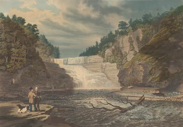 View of the High Falls of Trenton: West Canada Creek, N.Y.