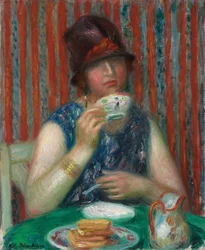 Girl with Teacup, c.1920