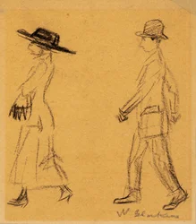 Man Following Woman