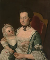 Mrs. Jacob Hurd and Child, ca. 1762