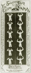 The Souvenir Strip of Edison Kinetoscope Eugene Sandow, the Modern Hercules