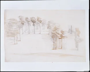 Chiswick, View from an Elevated Point Above the Orange Tree Garden Temple