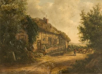 Cottages at Petersfield Hampshire, 1839