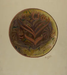 Pa. German Plate, c. 1937