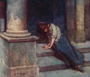 Illustration for The Deserted Village by Oliver Goldsmith