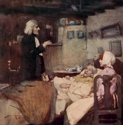 Illustration for The Deserted Village by Oliver Goldsmith