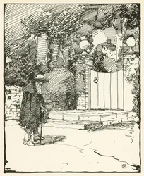Illustration for The Deserted Village by Oliver Goldsmith