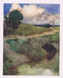 The Cooling Brook, the Grassy-Vested Green