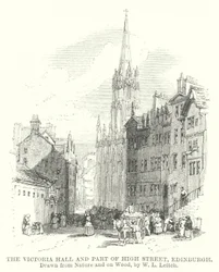 The Victoria Hall and Part of High Street, Edinburgh