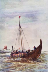 Warship of the time of King Alfred