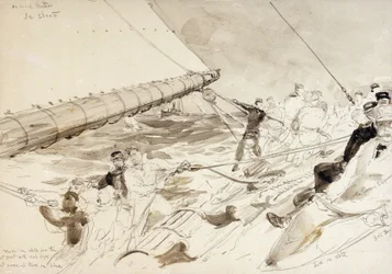 On board the German imperial yacht 