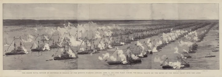 The Grand Naval Review at Spithead in Honour of the Queen