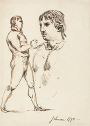 Portrait of the Pugilist Johnson
