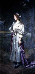 Portrait of Mary Logsdail, the artist