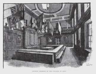 Council Chamber of the College of Arms