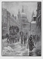 Ludgate Hill on a Winter