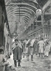 The Metropolitan Meat Market, Smithfield, 1891