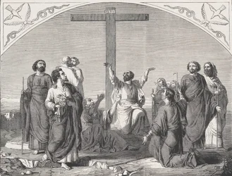 The Mission of the Apostles, from Illustrated London News, October 30, 1865
