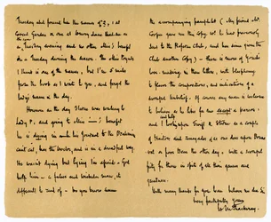 Letter from William Makepeace Thackeray to T.W. Gibbs, 12th September 1851