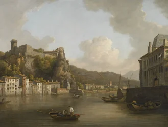 A View of Chateau of Pierre Encise on the Rhone, Lyon