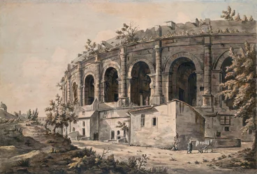 The Amphitheatre at Nîmes, Southern France