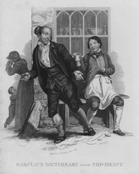 Barclays Dictionary, word: Top-heavy