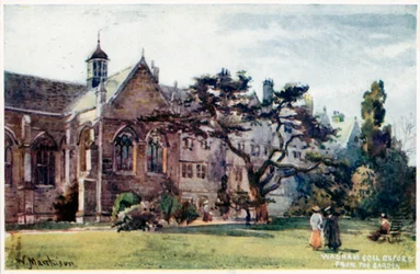 Wadham College from the Garden