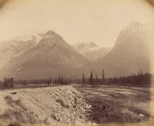 Railroad and Mountains
