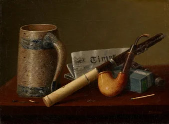 Still Life with Flute and The Times
