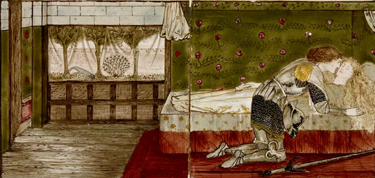 Sixteen Tiles Form Eight Illustrations of the 