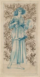 A Woman Playing Cymbals