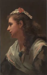 His First Model-Miss Russell
